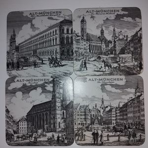 📞 Collector Vintage Coasters from Germany